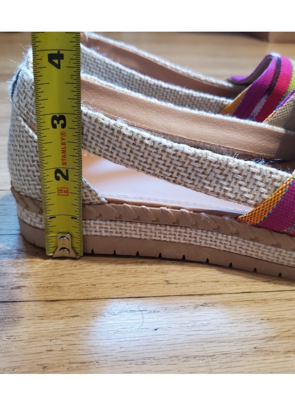 Artisan Rainbow Espadrille Wedges - Picture 7 of 8